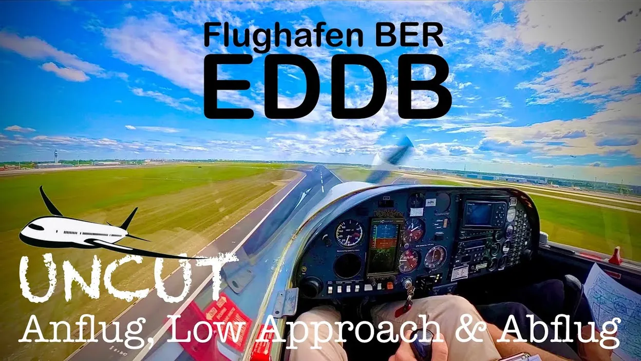 Anflug eines großen Verkehrsflughafens – Video-Vorschau